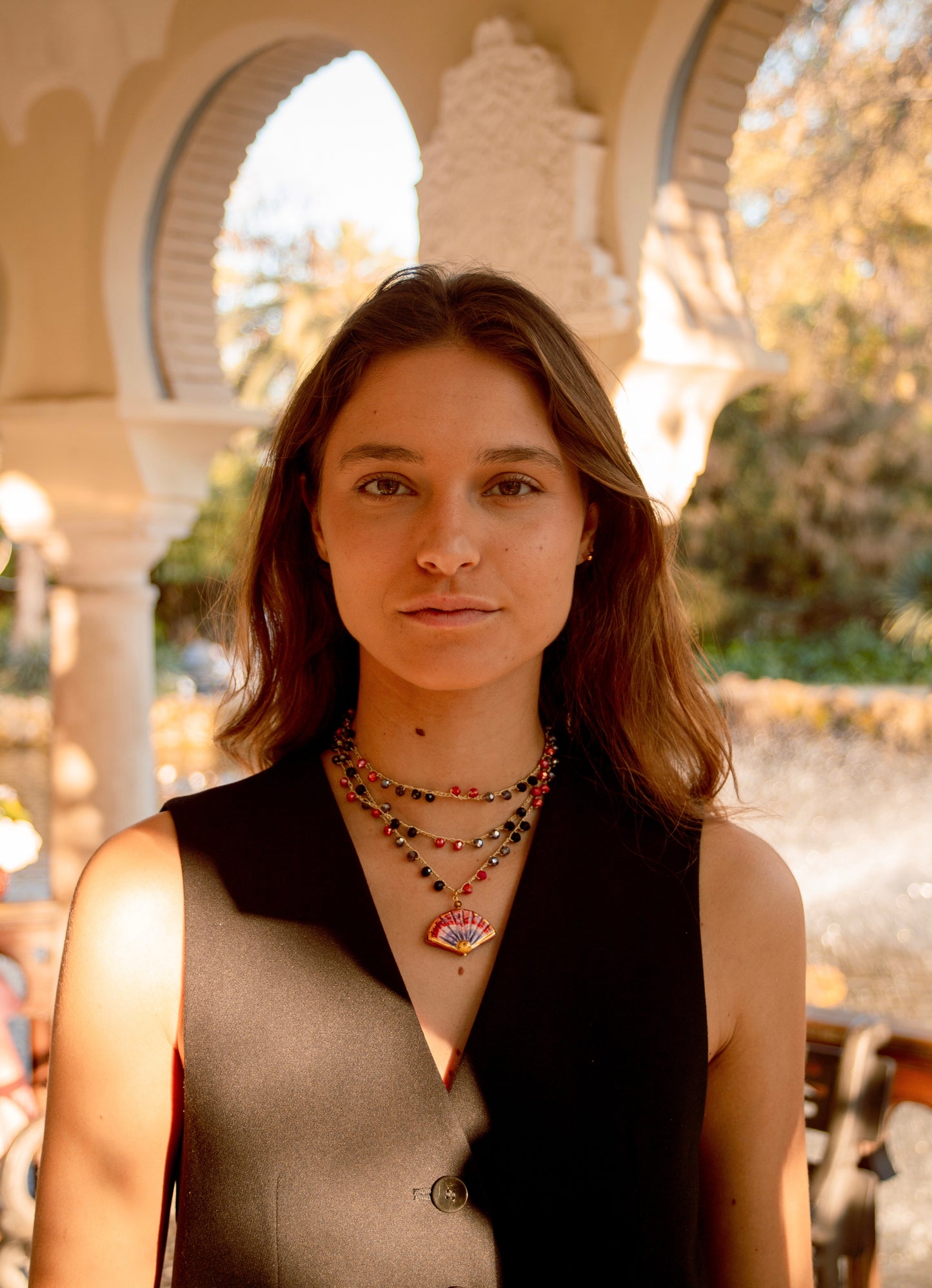 Collar Abanico