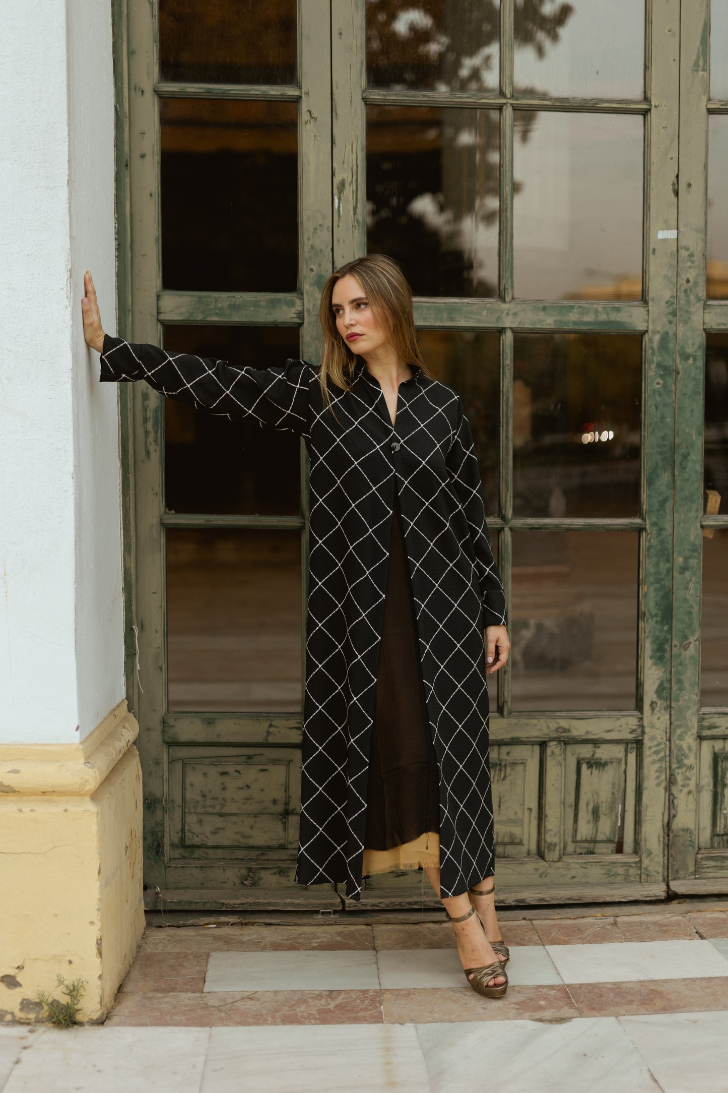 Chaqueta Dalia Cuadros | Pre-Order