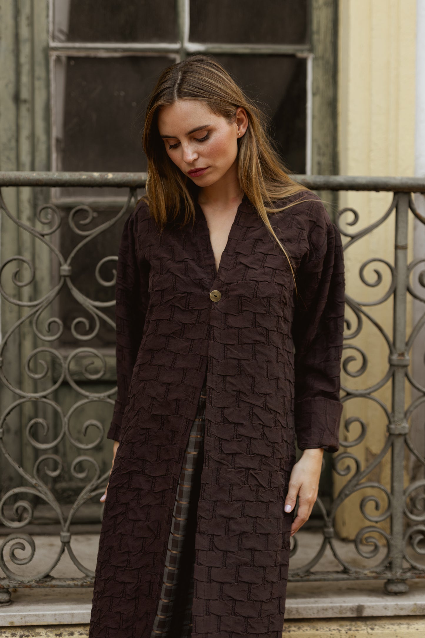 Chaqueta Dalia Marrón Chocolate