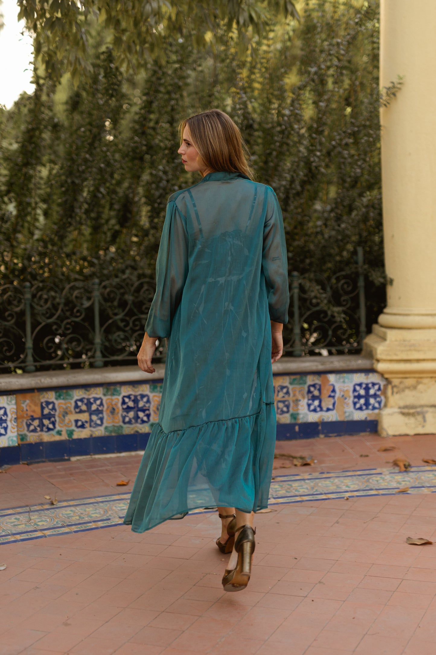 Chaqueta Magnolia Petróleo