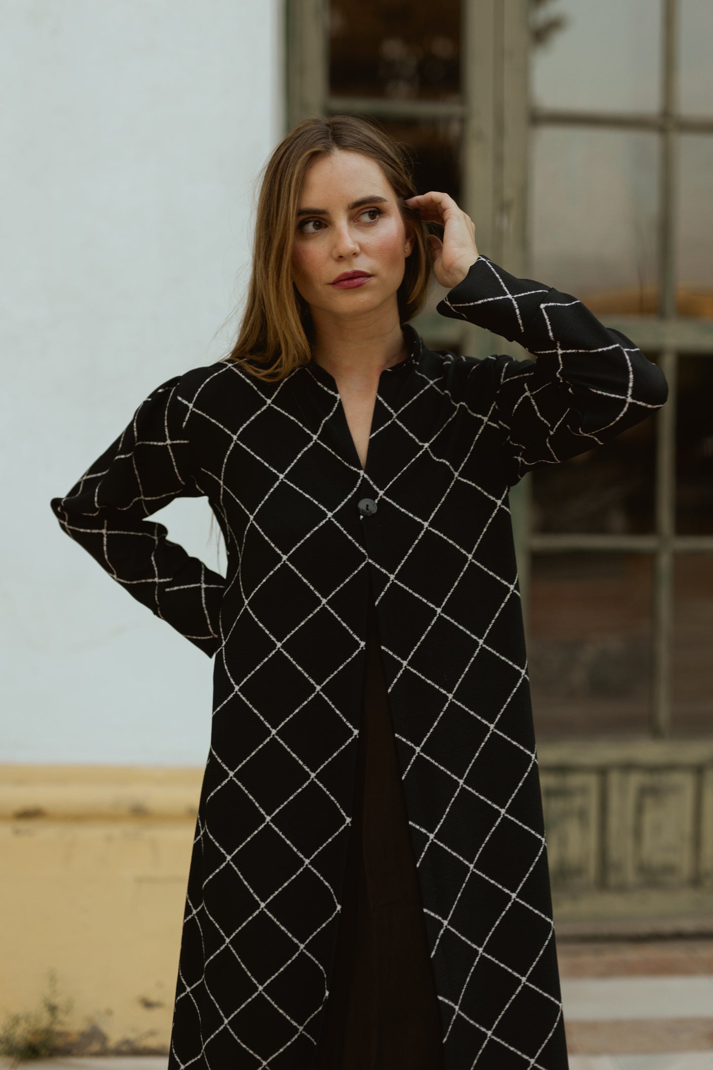 Chaqueta Dalia Cuadros | Pre-Order