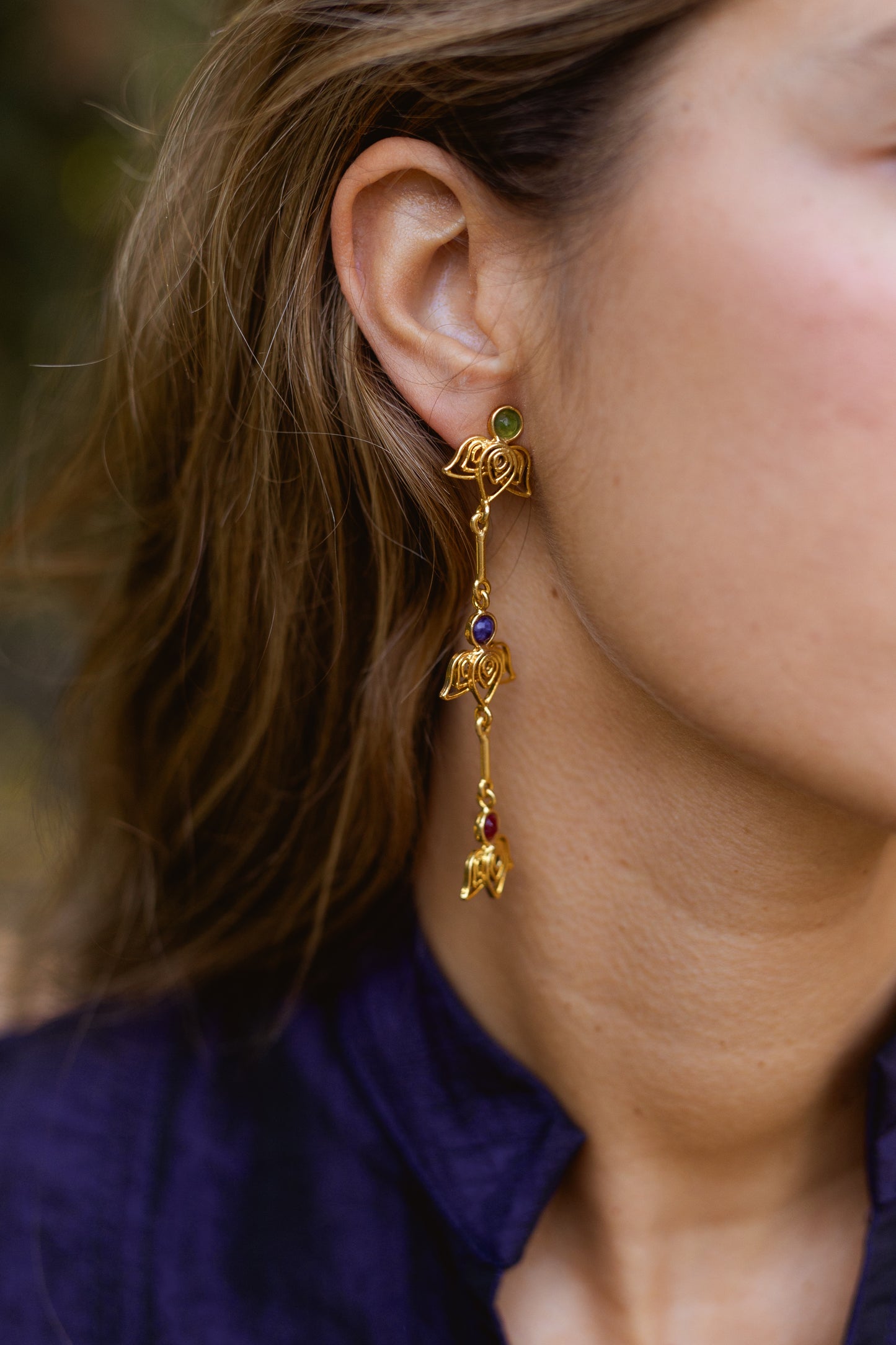 Pendientes Andros Tricolor