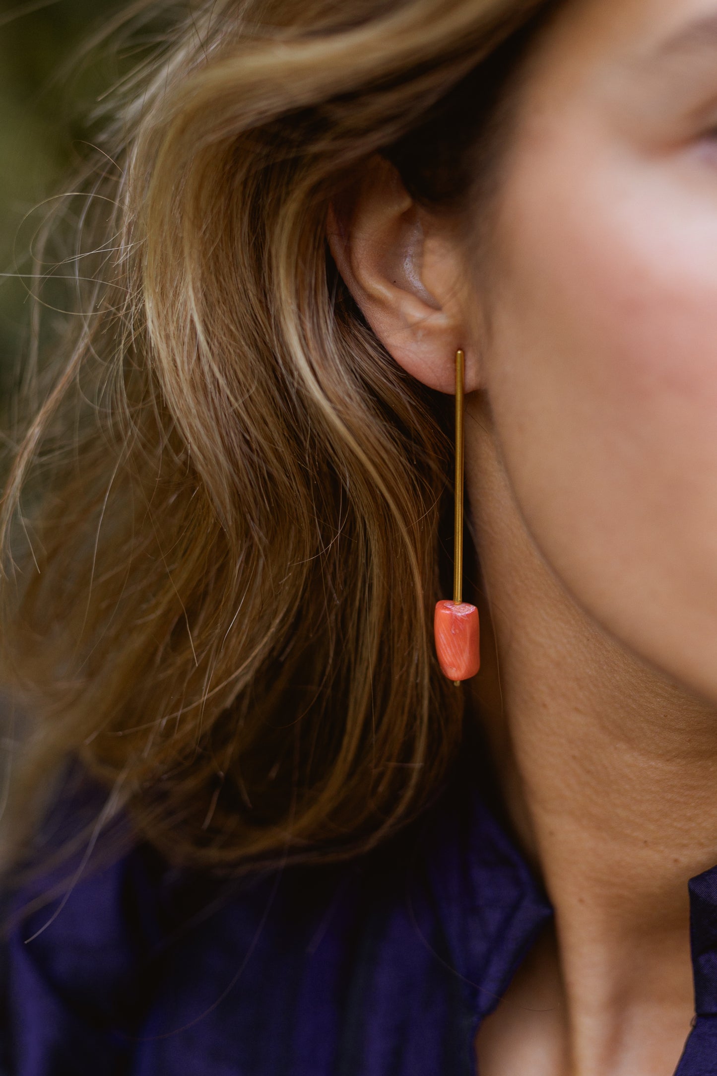 Pendientes Syros Coral