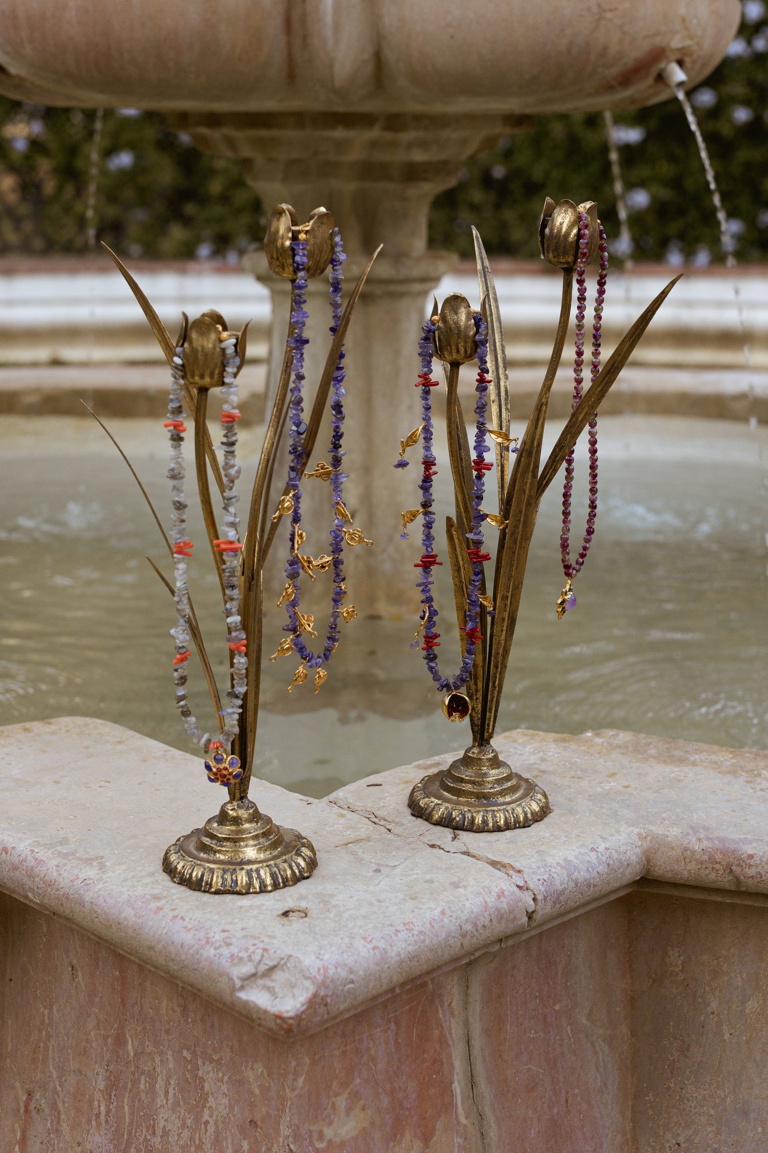 Collares de piedras naturales