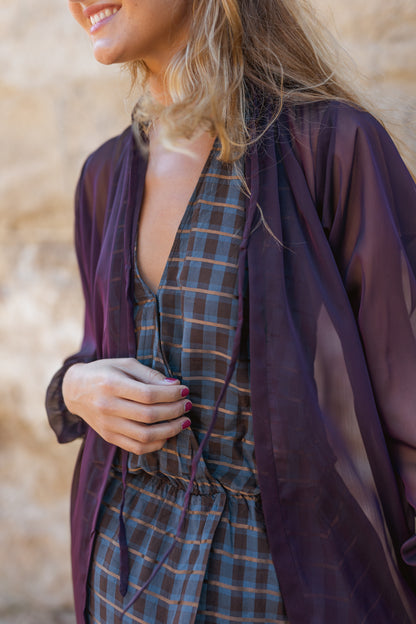 Chaqueta Magnolia Berenjena