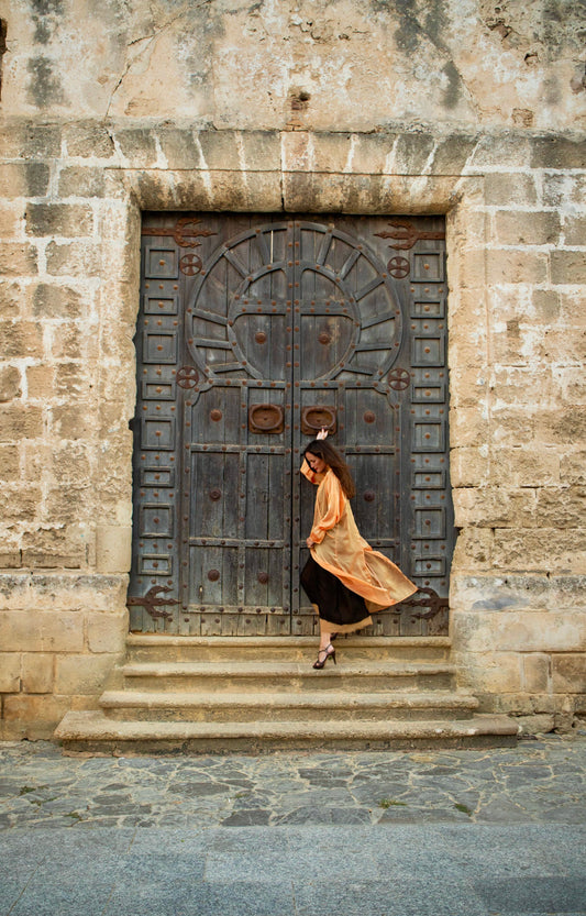 Chaqueta Tulipán Mandarina