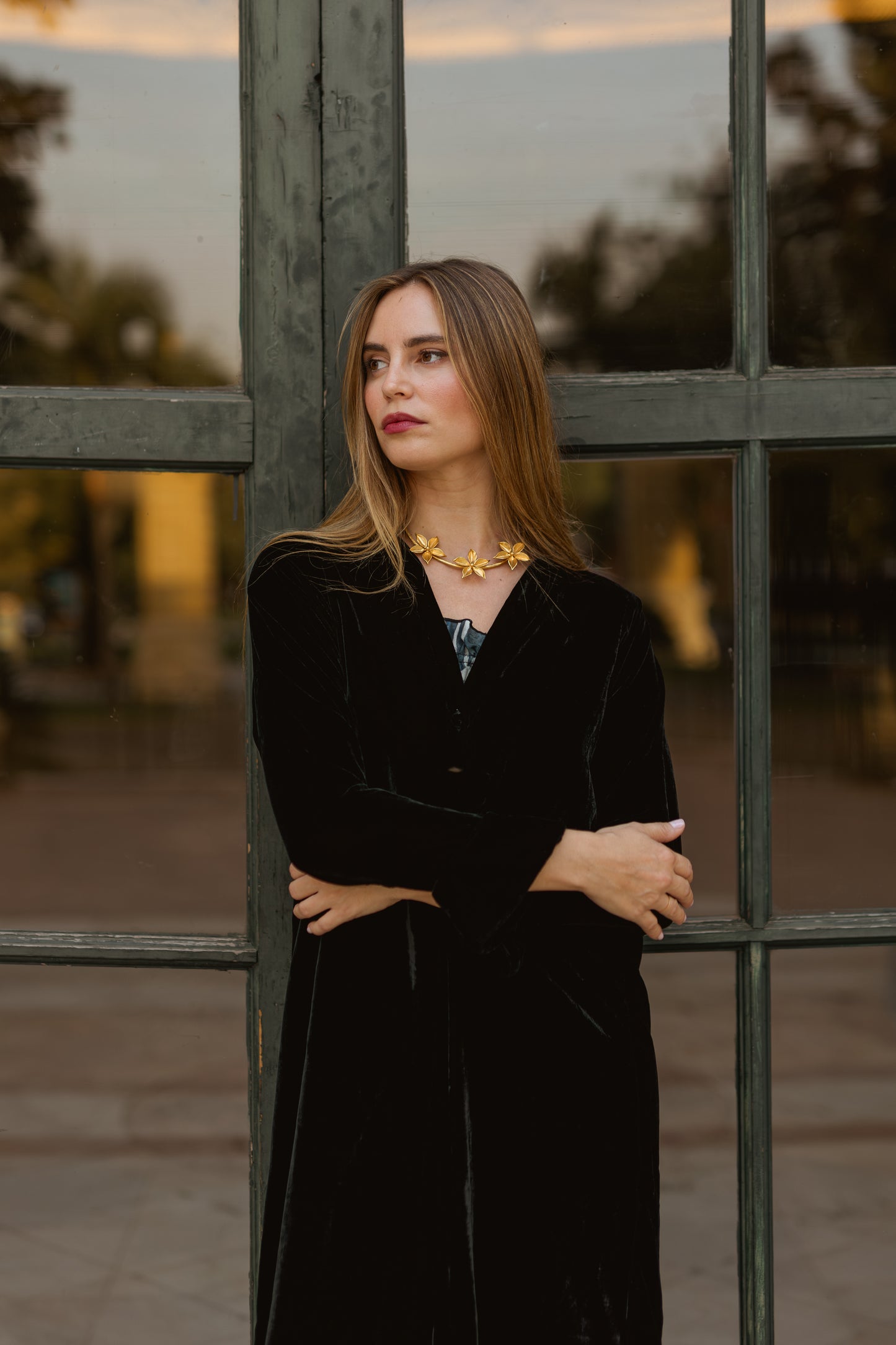 Chaqueta Terciopelo de Seda Negra