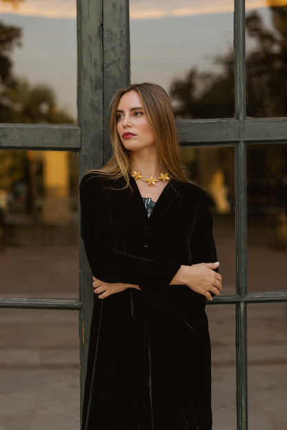 Chaqueta Terciopelo de Seda Negra