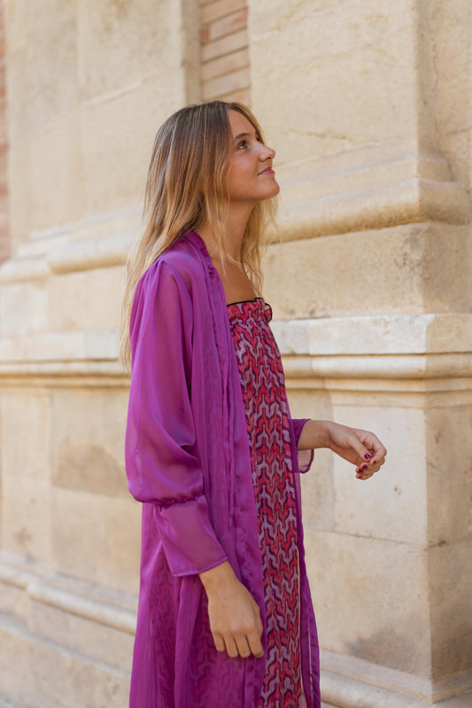 Chaqueta Tulipán Buganvilla