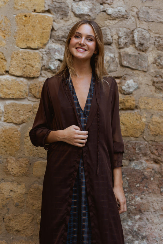 Chaqueta Tulipán Marrón Chocolate