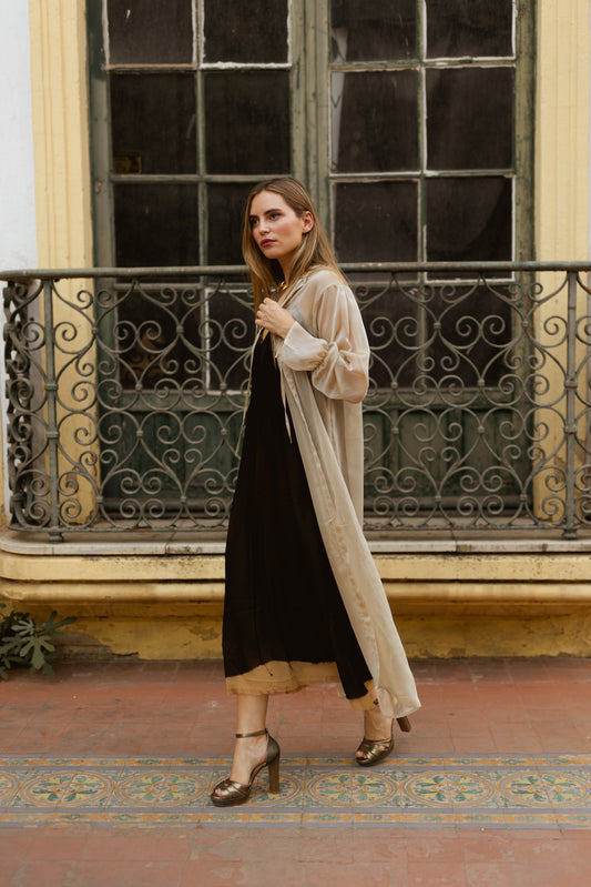 Chaqueta Tulipán Dorado Claro