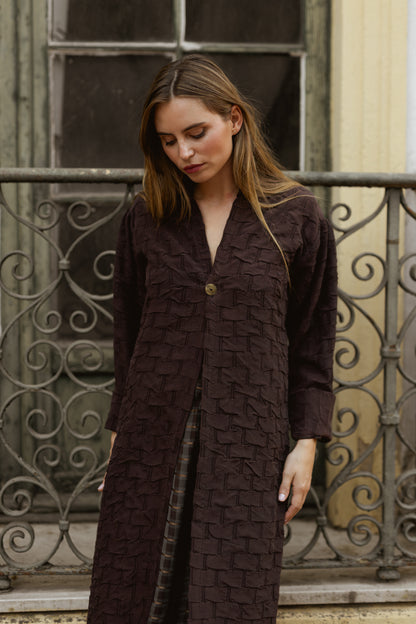 Chaqueta Dalia Marrón Chocolate