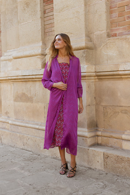 Chaqueta Tulipán Buganvilla
