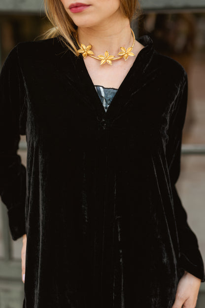 Chaqueta Terciopelo de Seda Negra