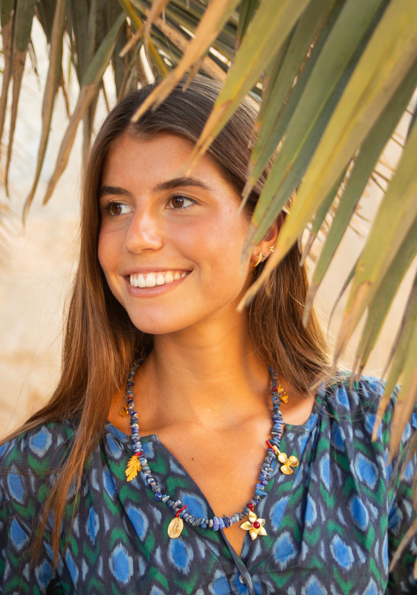 Collar Tebas Azul