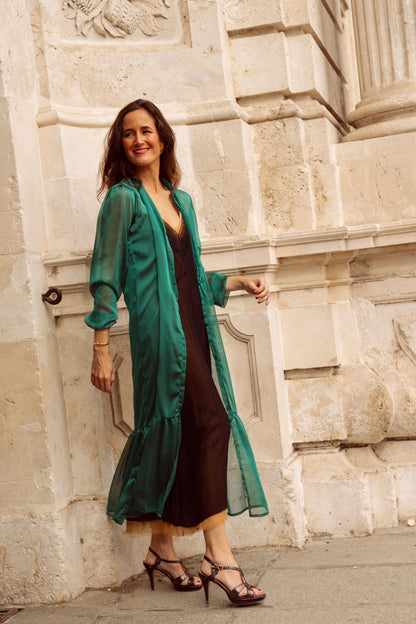 Chaqueta Magnolia Verde Esmeralda