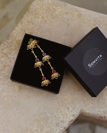 Pendientes Andros Tricolor