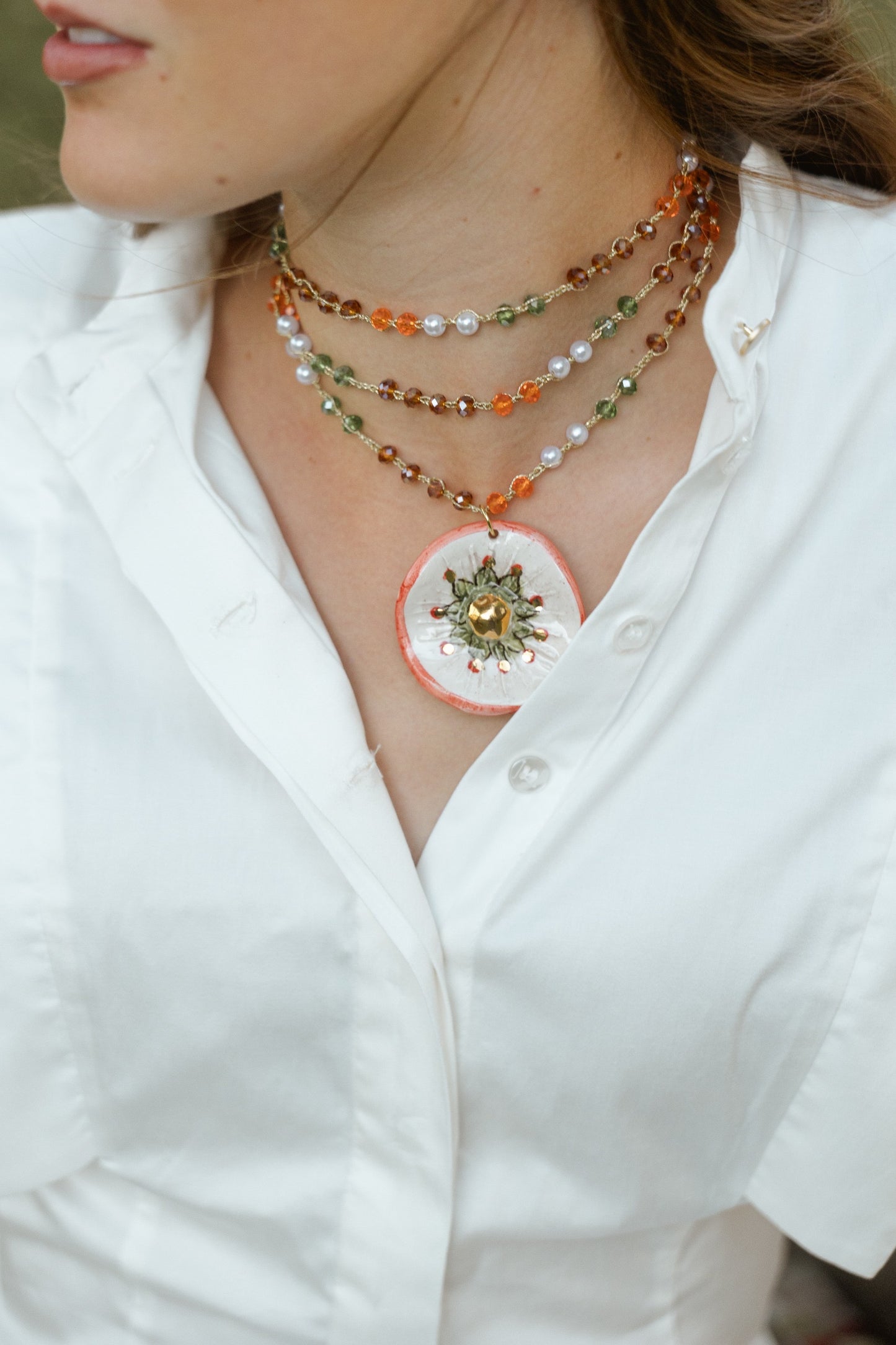 Collar Pétalo Nude