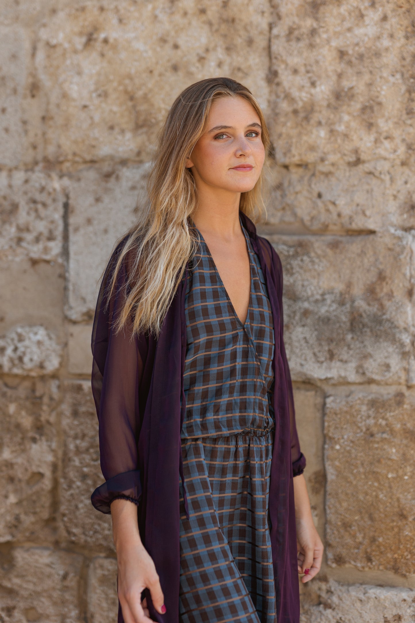 Chaqueta Magnolia Berenjena