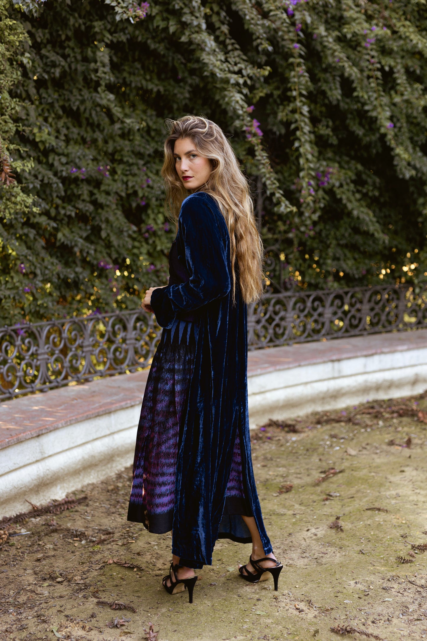 Falda Paris Buganvilla/Negra