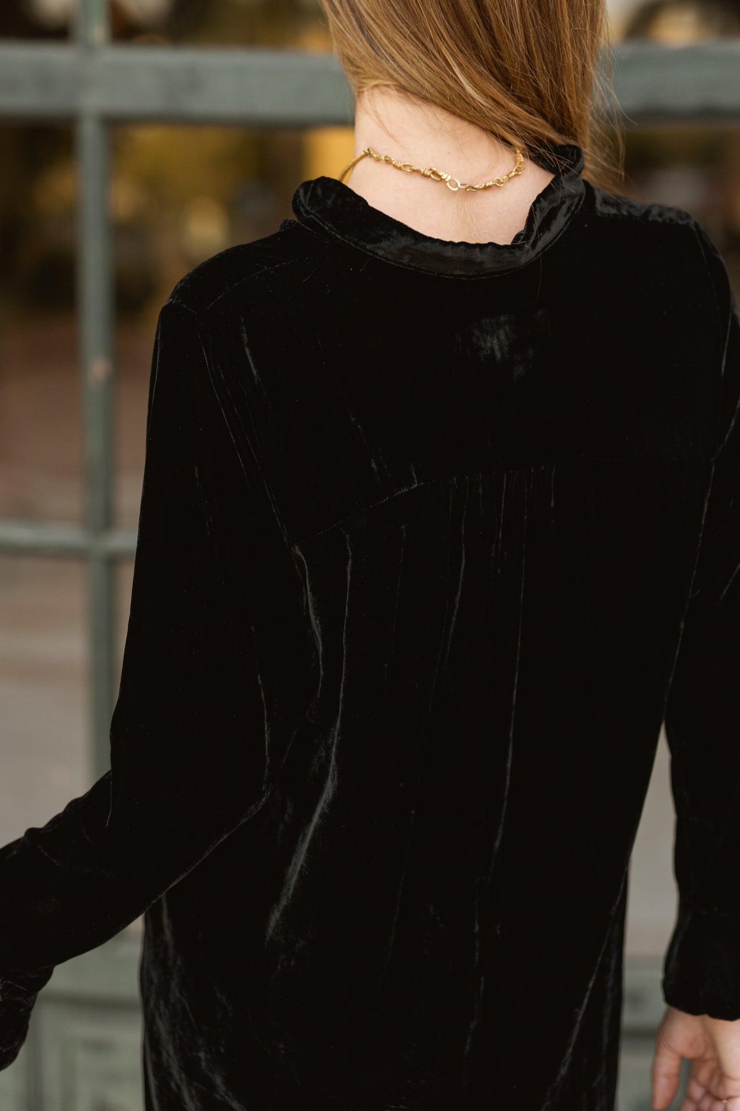 Chaqueta Terciopelo de Seda Negra