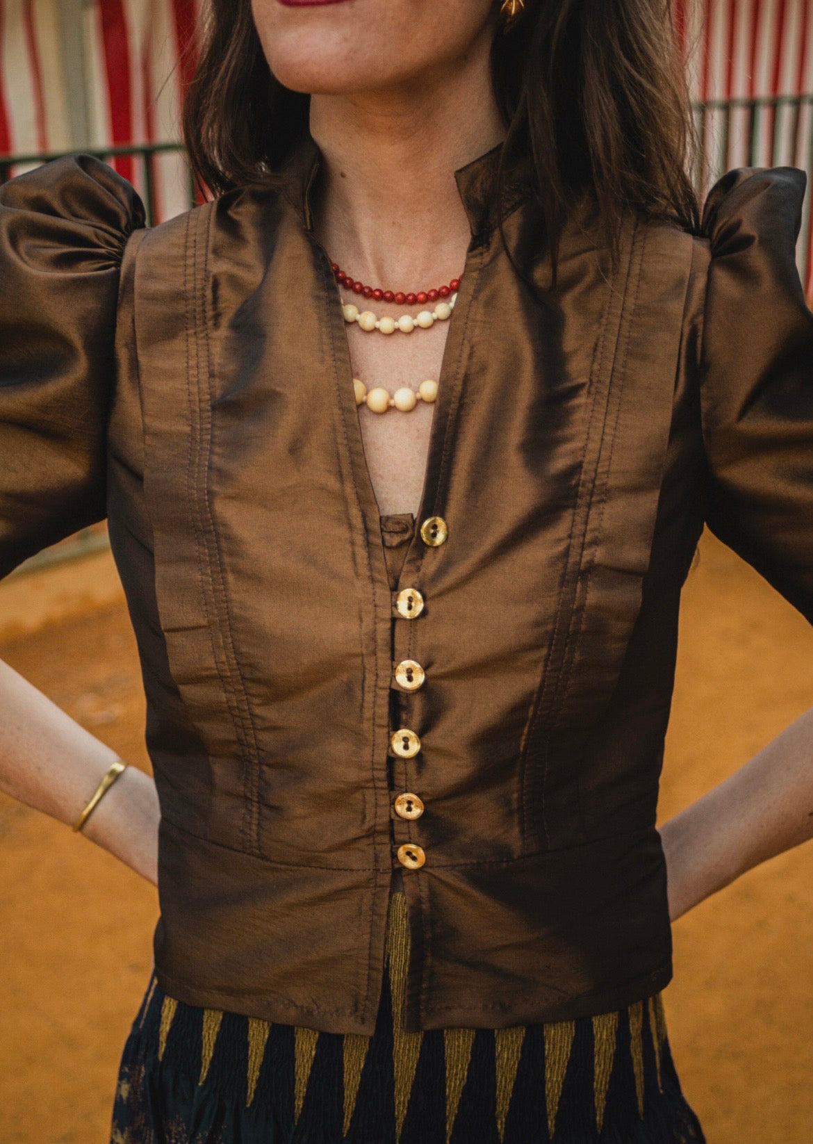 Blusa Niza Bronce
