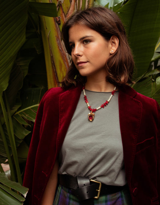 Collar Siracusa Rojo