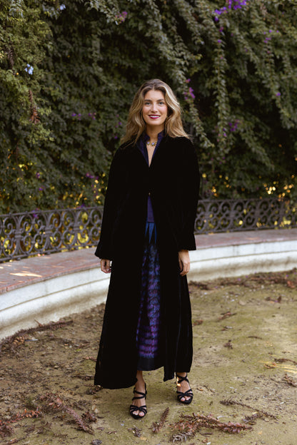 Chaqueta Terciopelo de Seda Negra