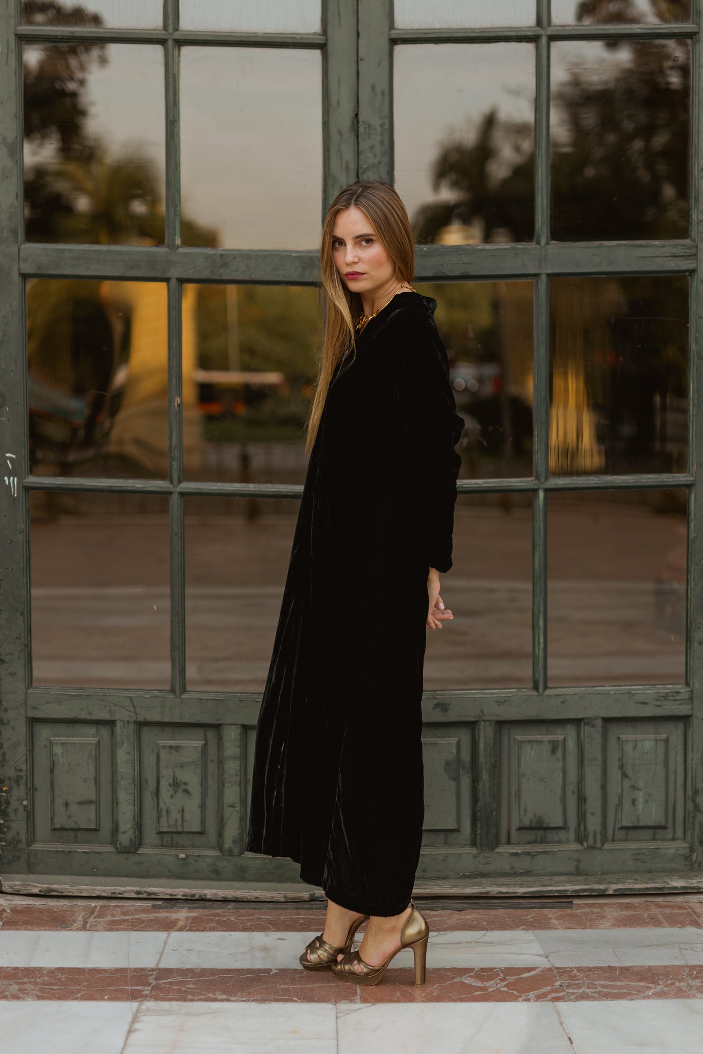 Chaqueta Terciopelo de Seda Negra