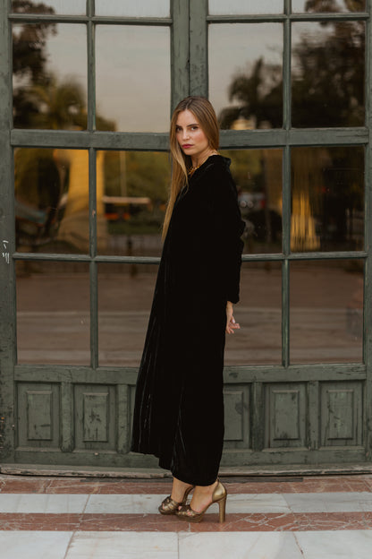 Chaqueta Terciopelo de Seda Negra