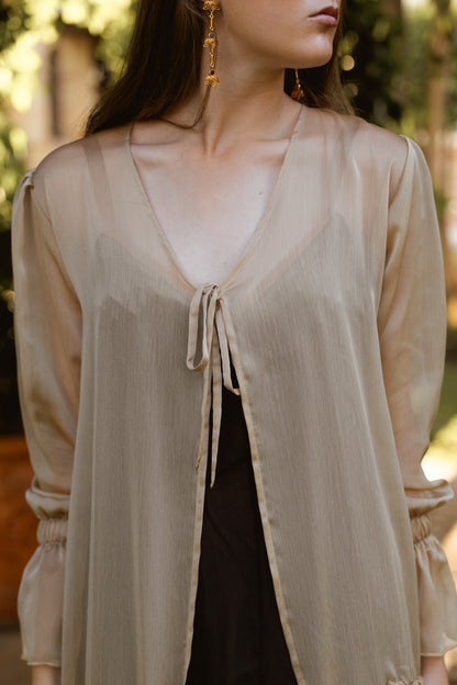 Chaqueta Clavel Dorada