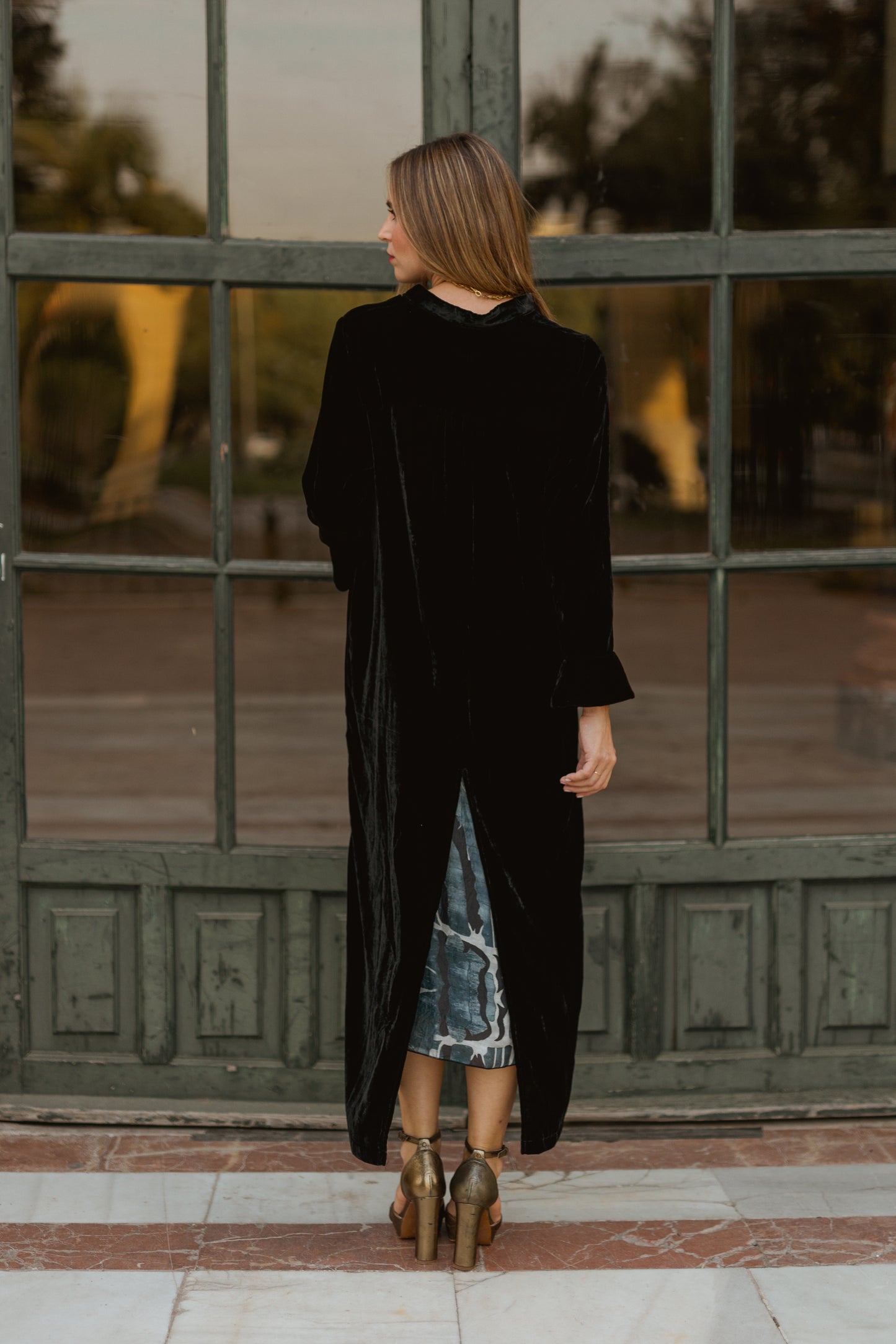 Chaqueta Terciopelo de Seda Negra