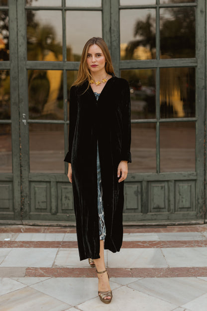 Chaqueta Terciopelo de Seda Negra