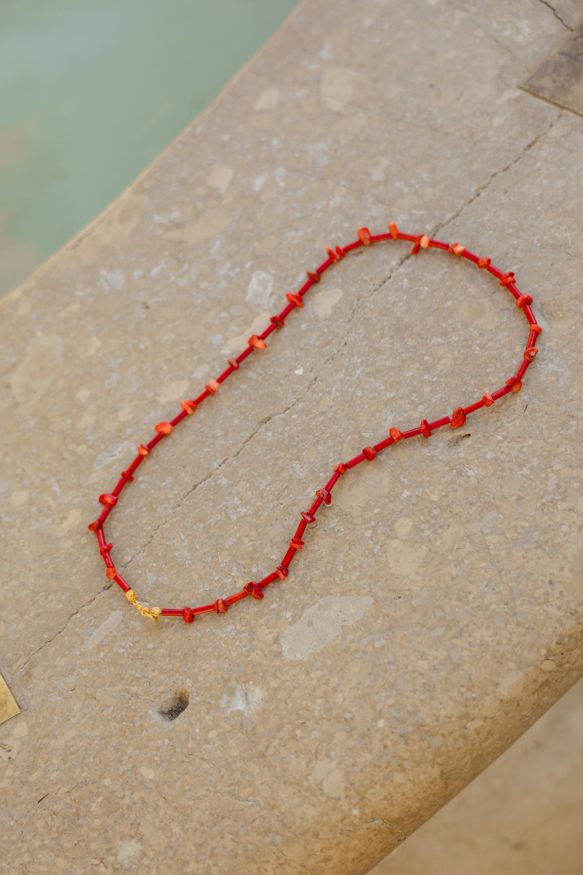 Collar Lussi Coral Rojo