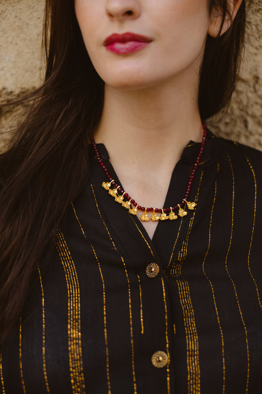 Collar Milos Granate