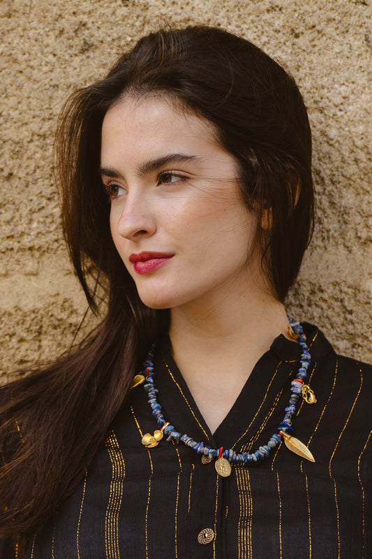 Collar Tebas Azul